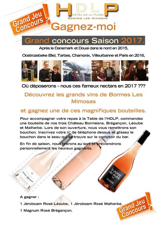 Concours HDLP de Bormes Les Mimosas, Léoube, Malherbe, Brégançon